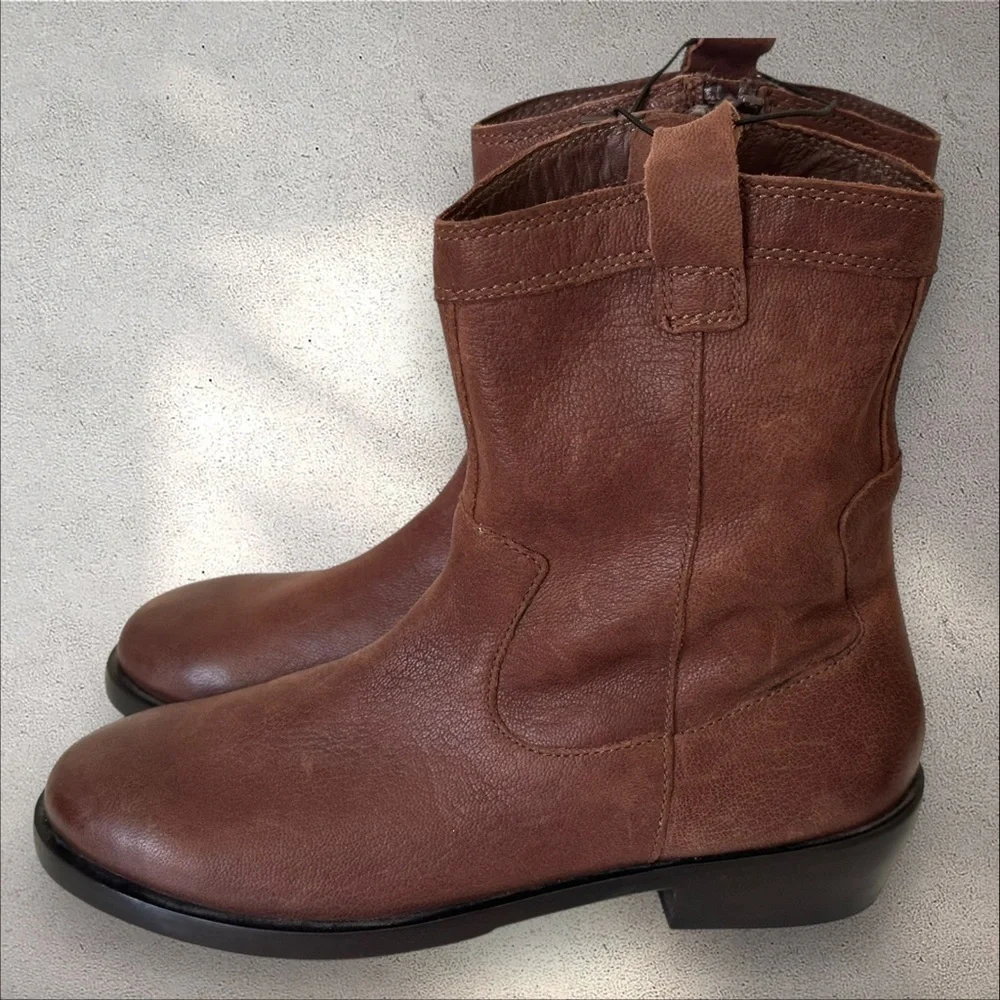 Zara Kids Cowboy/Western Brown Ankle Boots (SH100)